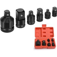 6-teiliges Steckschlüssel-Adapter-Set, Steckschlüssel-Reduzierstücke für Steckschlüssel-Konverter 1/4", 3/8", 1/2", 3/4" von PNUATICM