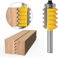 Fräser-Set, 8-Schaft-Holzfräser, Fräserschiene, umkehrbarer Fugenfräser, Holzfräser, Holzfräser mit Anti-Rückschlag-Design, (8 x 55 von PNUATICM