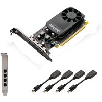 PNY Quadro P1000 4GB GDDR6 4x mini DP - VCQP1000-PB - Retail von PNY Technologies