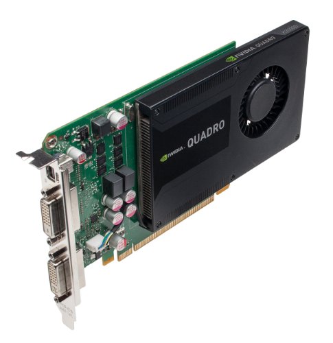 PNY NVIDIA Quadro K2000D 2 GB GDDR5 Grafikkarte, Teilenummer: VCQK2000D-PB von PNY