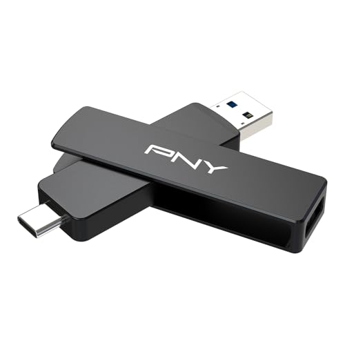 PNY 512GB Duo LINK V3 USB 3.2 Gen 2 Type-C & Type-A OTG Flash Drive Extreme Geschwindigkeiten Lesen/Schreiben 1000/800MB/s Externer mobiler Speicher Kompatibel mit Smartphone/Tablet/Laptops/Desktops PNY 512GB Duo LINK V3 USB 3.2 Gen 2 Type-C & Type-A OTG Flash Drive Extreme Geschwindigkeiten Lesen/Schreiben 1000/800MB/s Externer mobiler Speicher Kompatibel mit Smartphone/Tablet/Laptops/Desktops von PNY