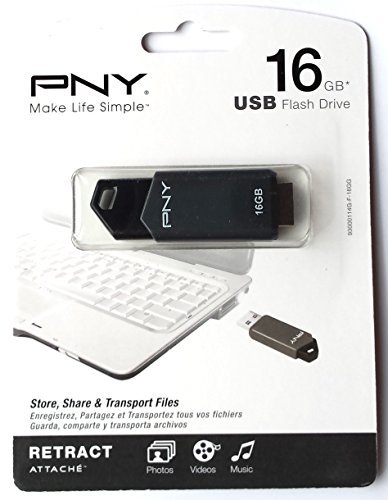 PNY Attache 16 GB USB Flash Drive (zurückzuschieben p-fd16grtcg-ge) von PNY