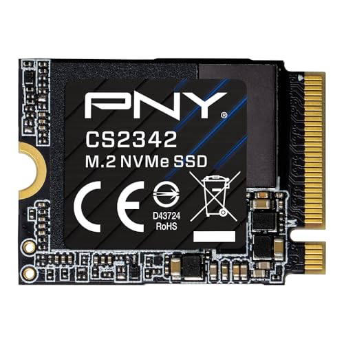 PNY CS2342 M.2 2230 1TB NVMe Gen4 x4 SSD - bis zu 7.300 MB/s lesen & 6.000 MB/s schreiben - M230CS2342-1TB-TB PNY CS2342 M.2 2230 1TB NVMe Gen4 x4 SSD - bis zu 7.300 MB/s lesen & 6.000 MB/s schreiben - M230CS2342-1TB-TB von PNY