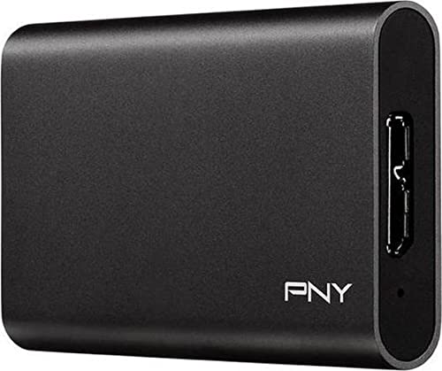 PNY CS1050 Elite 480GB Externe SSD USB 3.1, Lesegeschwindigkeit bis zu 430MB/s von PNY