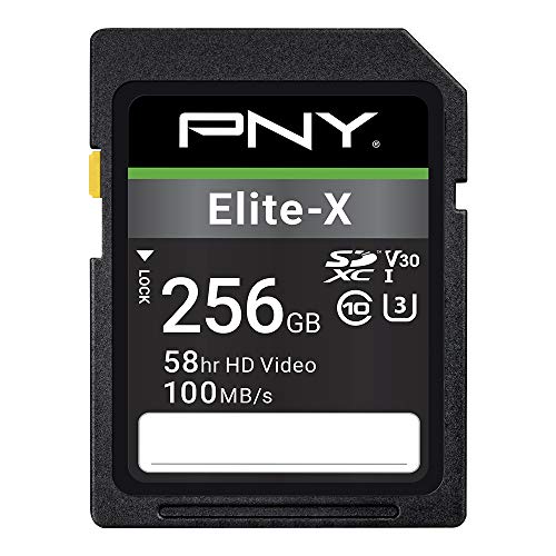PNY Elite-X SDXC Karte 256 GB, Class 10, UHS-I U3, 100 MB/s PNY Elite-X SDXC Karte 256 GB, Class 10, UHS-I U3, 100 MB/s von PNY