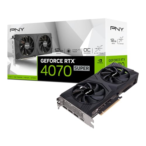 PNY GeForce™ RTX 4070 SUPER™ 12GB Verto™ Overclocked Dual Fan DLSS 3 von PNY