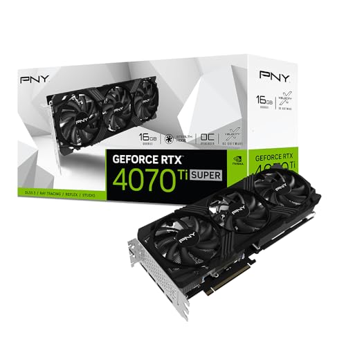 PNY GeForce™ RTX 4070 Ti SUPER™ 16GB Verto™ Overclocked Triple Fan DLSS 3 von PNY