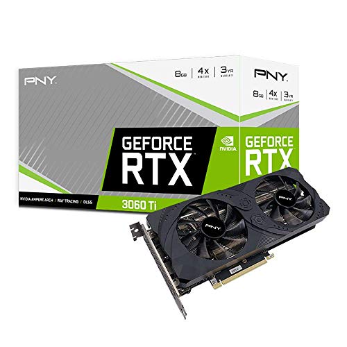 PNY GeForce RTX™ 3060 Ti 8GB Uprising Dual Fan Grafikkarte von PNY