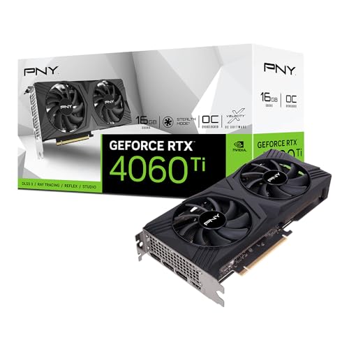 PNY GeForce RTX 4060 Ti Verto Dual 16G OC Grafikkarte von PNY