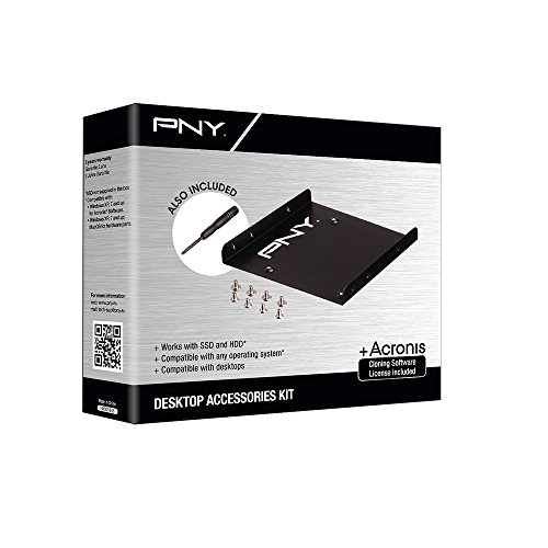 PNY-Installationskit für SSD oder HDD 2,5" mit eingebautem Slot, externem USB 3.0 - Slot und Klon-Software. PNY-Installationskit für SSD oder HDD 2,5" mit eingebautem Slot, externem USB 3.0 - Slot und Klon-Software. von PNY