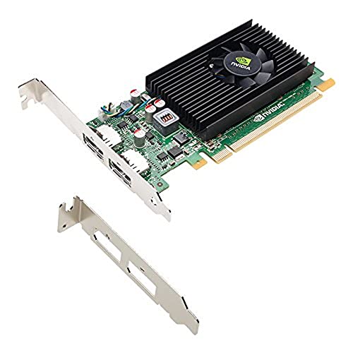 PNY NVIDIA NVS 310 professionelle Grafikkarte 512 MB GDDR3 PCI-Express Low Profile 2 x DP, DVI (VCNVS310DVI-PB) von PNY