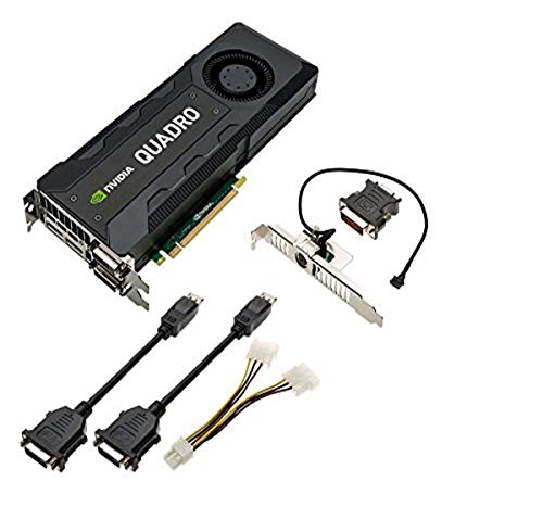 PNY NVIDIA Quadro K5200 Grafikkarte (8 GB, GDDR5, PCIe3.0, GPU) (VCQK5200-PB) von PNY