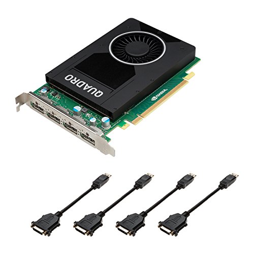 PNY NVIDIA Quadro M2000 Quadro 2000M 4 GB GDDR5 – Grafikkarten (Quadro 2000M, 4 GB, GDDR5, 128 Bit, 4096 x 2160 Pixel, PCI Express x16 3.0) von PNY