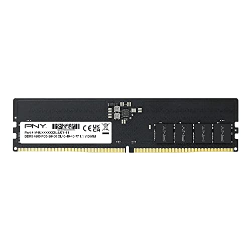 PNY Performance DDR5 8GB 4800 MHz DIMM Desktop-Speicher UNGEPUFFERT CL40 1.1V PNY Performance DDR5 8GB 4800 MHz DIMM Desktop-Speicher UNGEPUFFERT CL40 1.1V von PNY