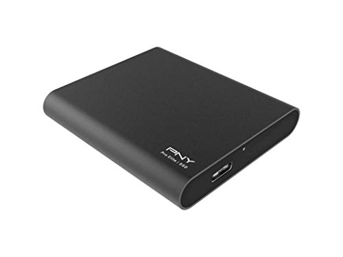PNY Portable SSD Pro Elite USB 3.1 Gen2 Type-C 250GB,Grau Brush PNY Portable SSD Pro Elite USB 3.1 Gen2 Type-C 250GB,Grau Brush von PNY