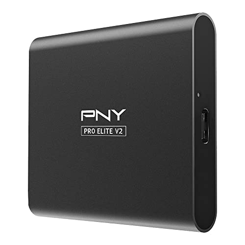 PNY Pro Elite V2 PSD0CS2160-1TB-RB USB 3.2 Gen 2x1 Type-C Portable Solid State Drive (SSD) von PNY