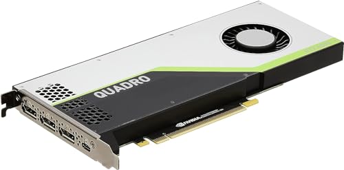 PNY Quadro RTX 4000 8GB GDDR6 3x DisplayPort 1x USB C, PCIe Express Professional Grafikkarte, 8K Unterstützung (erneuert) von PNY