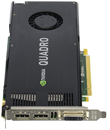 PNY VCQK4000-ESPPB Quadro K4000 3GB GDDR5 Grafikkarte Quadro K4000 3GB, GDDR5 192 bit, 3840 x 2160 Pixel, PCI Express 2.0 von PNY