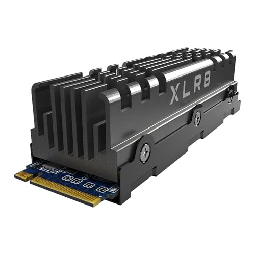 PNY XLR8 CS3040 M.2 NVMe Gen4 x4 Internal Solid State Drive (SSD) mit Heatsink 1TB, Lesegeschwindigkeit bis zu 5600 MB/s, Schreibgeschwindigkeit bis zu 4300 MB/s, M280CS3040HS-1TB-RB von PNY
