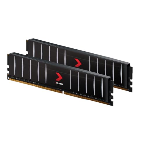 PNY XLR8 Gaming 16GB (2x8GB) DDR4 3600MHz (PC4-28800) CL18 1,35V Low Profile Dual Rank Desktop (DIMM) Memory Kit - MD16GK2D4360018LP von PNY
