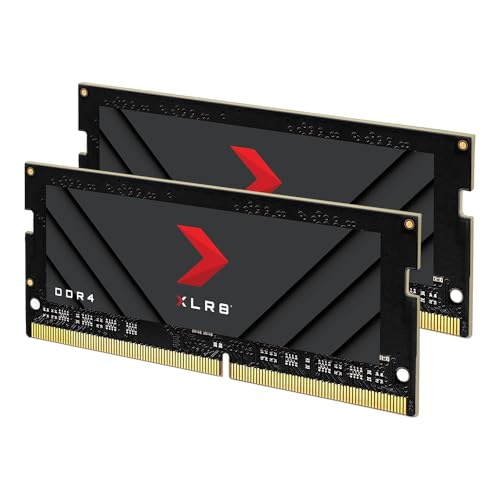 PNY XLR8 Gaming 32GB (2x16GB) DDR4 3200MHz (PC4-25600) CL20 1,2V Dual Rank Notebook Laptop (SODIMM) Computer Memory Kit - MN32GK2D43200X von PNY