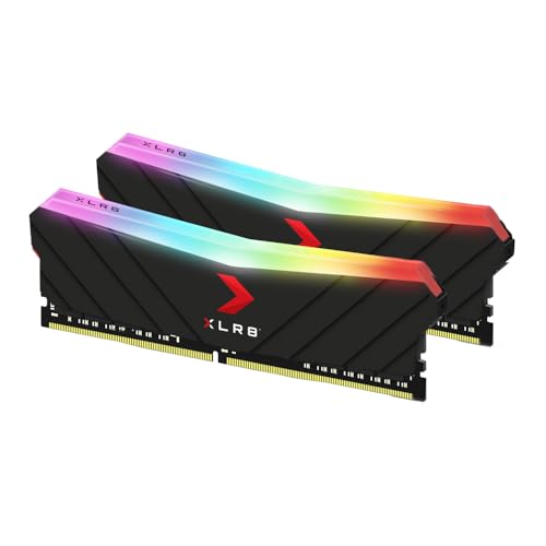 PNY XLR8 Gaming Epic 32GB (2x16GB) Desktop Memory Dual Pack XLR8 RGB DDR4 3200 MHz Schwarz von PNY