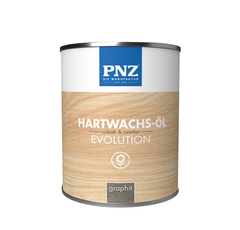 PNZ - Die Manufaktur Hartholzöl Hartwachs-Öl evolution farbig, extrem beständig, cobalt- & oximfrei von PNZ - Die Manufaktur