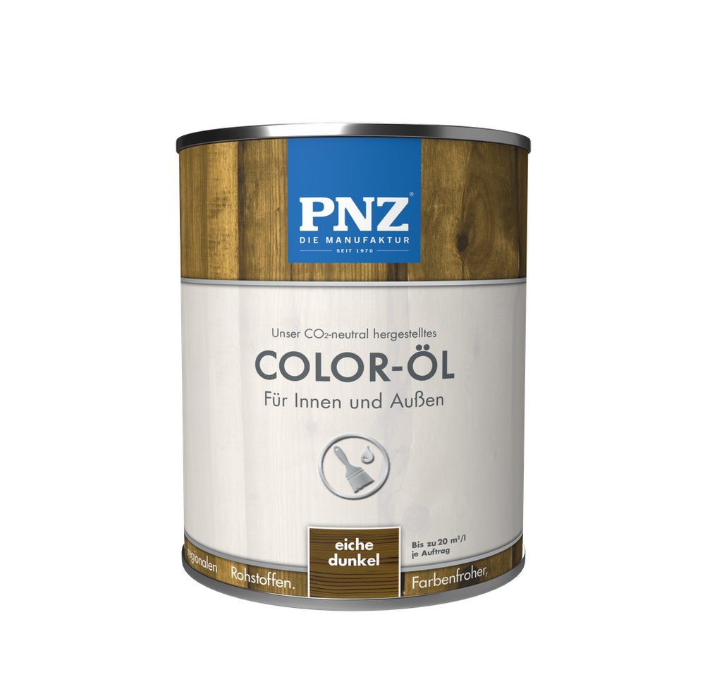 PNZ - Die Manufaktur Holzöl Color-Öl, farbenfroh, Renovierung oder Neuanstrich, Innen & Außen von PNZ - Die Manufaktur