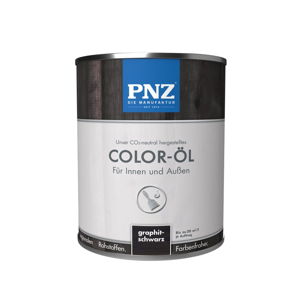 PNZ - Die Manufaktur Holzöl Color-Öl, farbenfroh, Renovierung oder Neuanstrich, Innen & Außen von PNZ - Die Manufaktur