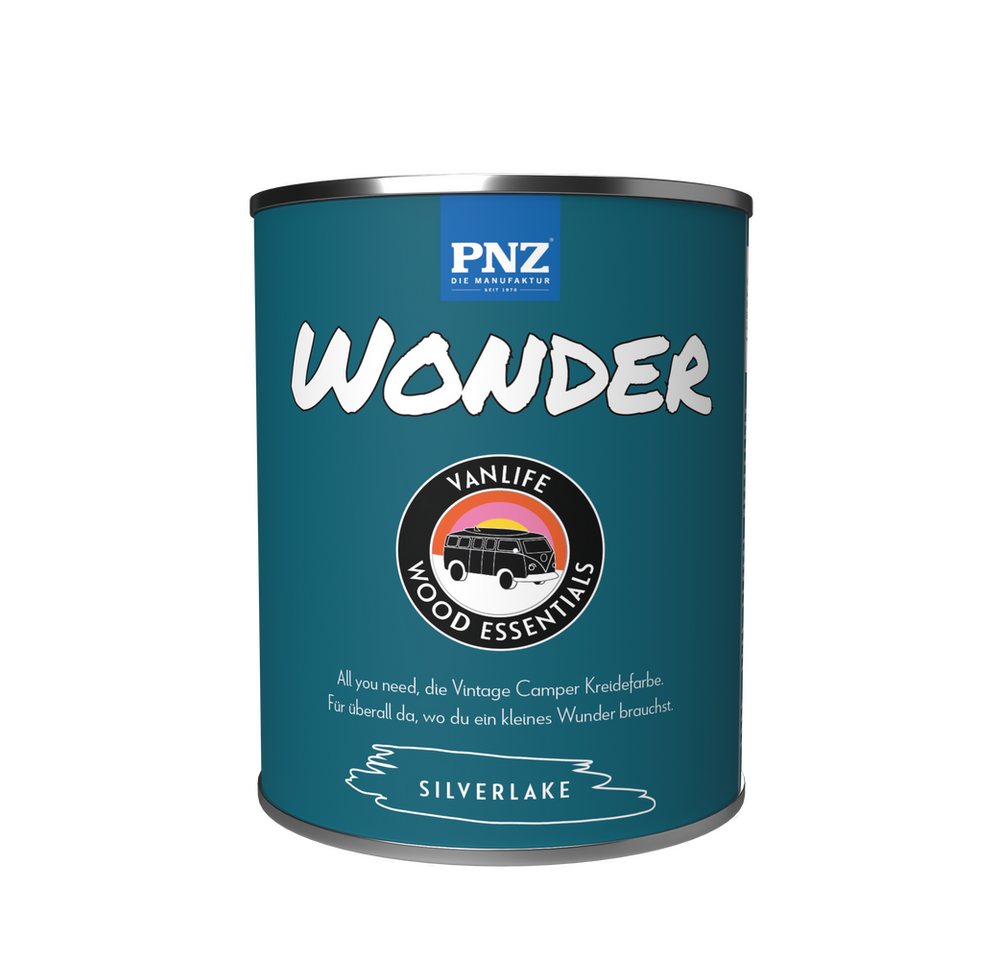 PNZ - Die Manufaktur Kreidefarbe Vanlife Wonder, Camper Vintage Farbe, vielseitig, Mineralfarbe von PNZ - Die Manufaktur