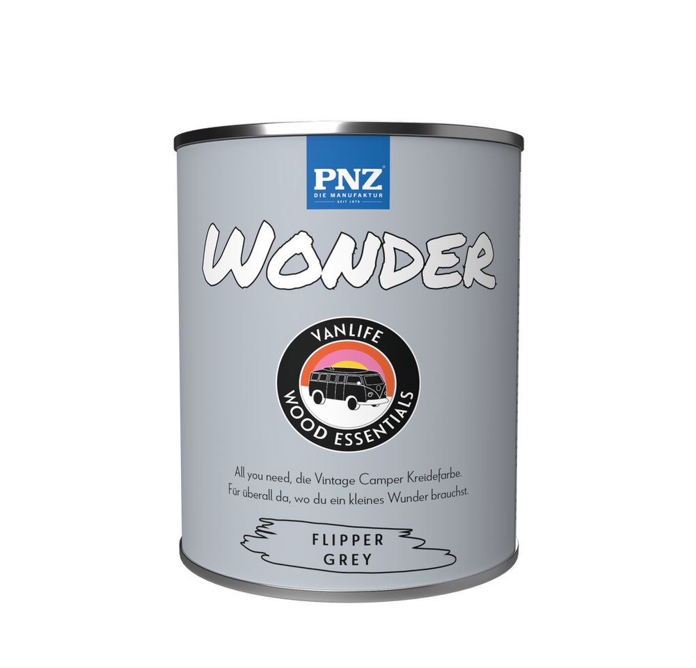 PNZ - Die Manufaktur Kreidefarbe Vanlife Wonder, Camper Vintage Farbe, vielseitig, Mineralfarbe von PNZ - Die Manufaktur