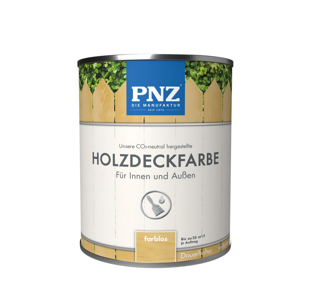 PNZ - Die Manufaktur Wetterschutzfarbe Holzdeckfarbe, höchst dauerhafter Anstrich für Innen & Außen PNZ - Die Manufaktur Wetterschutzfarbe Holzdeckfarbe, höchst dauerhafter Anstrich für Innen & Außen von PNZ - Die Manufaktur