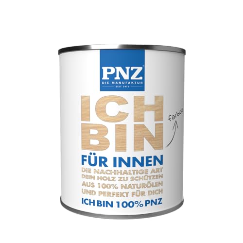 Das PNZ-Öl für Innen | mit über 95% nachwachsenden Rohstoffen | Made in Germany | passend für Arbeitsplatte, Holzmöbel, Parkett, Gebinde:0.75L von PNZ