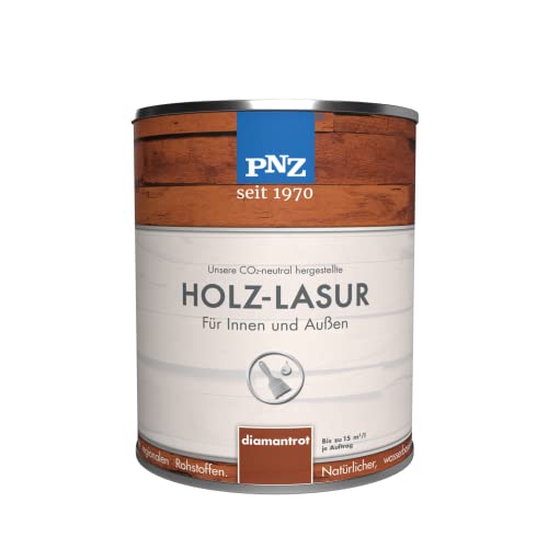 PNZ Holz-Lasur (diamantrot) 0,75 l - 10058 von PNZ