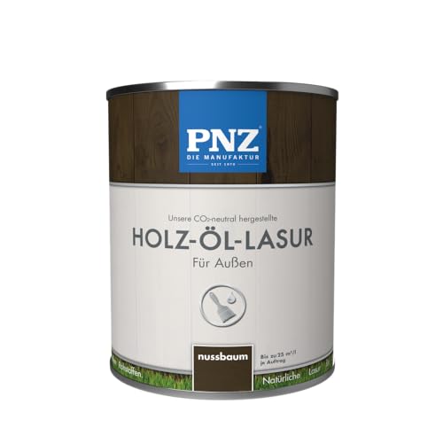 PNZ Holz-Öl-Lasur, Gebinde:0.75L, Farbe:nussbaum von PNZ