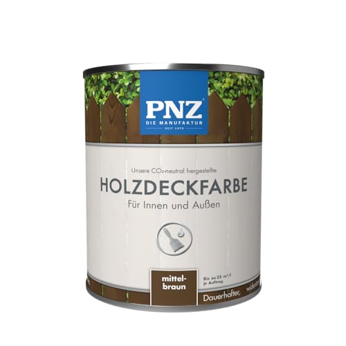 PNZ Holzdeckfarbe, Gebinde:0.25L, Farbe:mittelbraun von PNZ