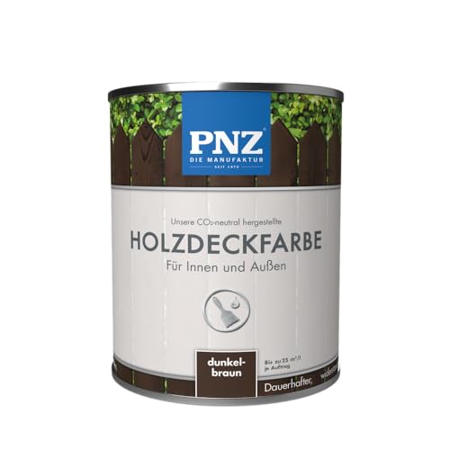 PNZ Holzdeckfarbe, Gebinde:0.75L, Farbe:dunkelbraun von PNZ