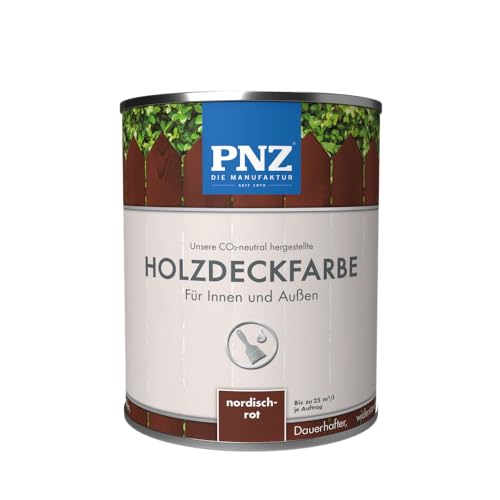 PNZ Holzdeckfarbe, Gebinde:0.75L, Farbe:nordischrot von PNZ