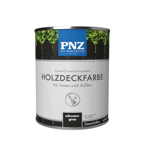 PNZ Holzdeckfarbe, Gebinde:2.5L, Farbe:schwarzgrau von PNZ