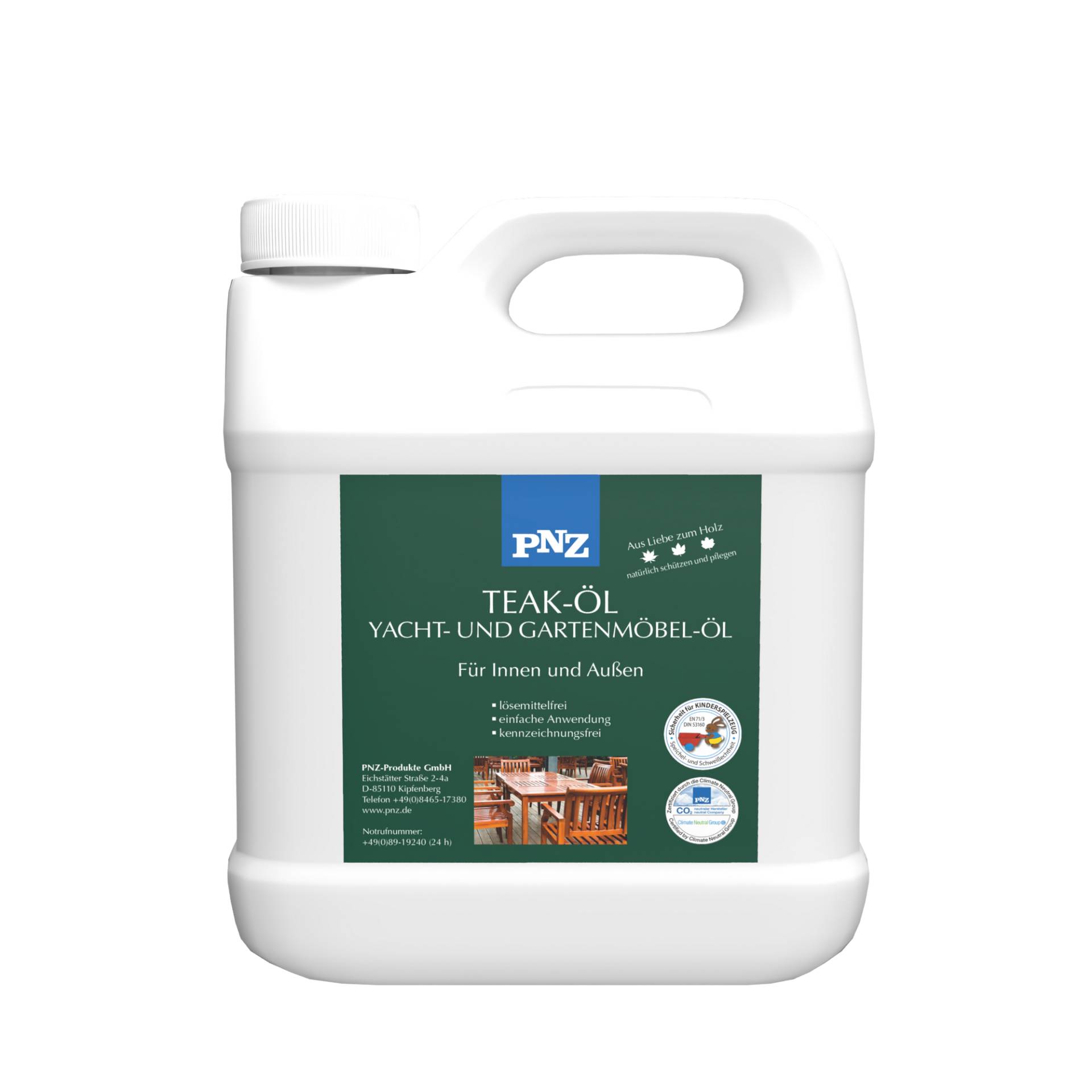 PNZ Yacht- & Gartenmöbel-Öl teakfarben 2,5 l PNZ Yacht- & Gartenmöbel-Öl teakfarben 2,5 l von PNZ