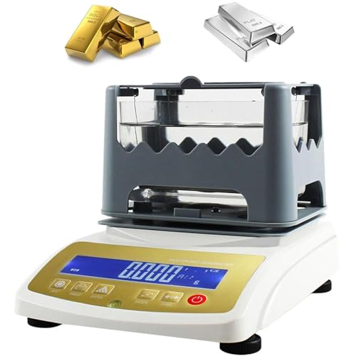 Digitaler Gold Silber Reinheitsdichtetester 1200g maximales Gewicht Karat Echtheitsanalysator for Schmuck Bank Pfandlabore(1200K) von POADGBCN