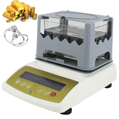 Digitales Gold Silber Dichtemessgerät Reinheits Karat Tester elektronischer Edelmetallanalysator for Schmuck Bank Pfand(1200K) von POADGBCN