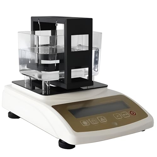 Digitales elektronisches Goldreinheitsmessgerät mit Drucker 1200 g maximale Gewichtsauflösung zur Karaterkennung von Gold Silber Platin(Withoutprinter,XF2203K) von POADGBCN