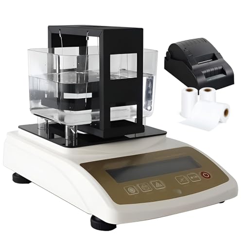 Digitales elektronisches Goldreinheitsmessgerät mit Drucker 1200 g maximale Gewichtsauflösung zur Karaterkennung von Gold Silber Platin(Withprinter,XF3203K) von POADGBCN
