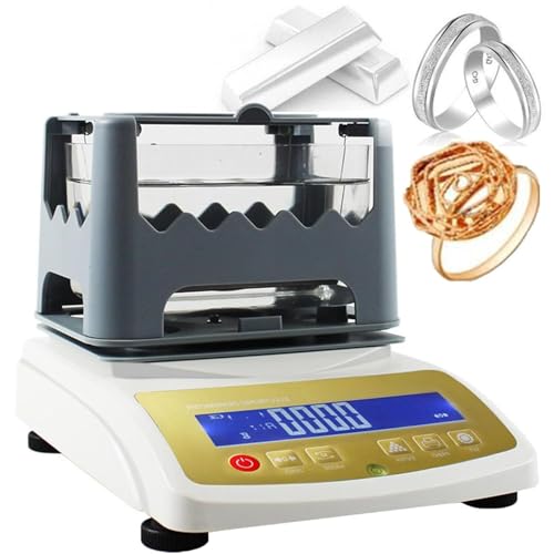 Festkörperdichtemessgerät in Laborqualität digitaler Gold Silber Dichte Reinheitstester Karat Authentizitätsanalysator for Schmuck Bank Pfand(1200K) von POADGBCN