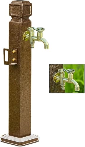 Freistehende Garten Wassersäule vertikales Wasser for Pflanzen im Freien Edelstahl Hofhahn for Garten Hof Terrasse(Yellow,60cm) von POADGBCN