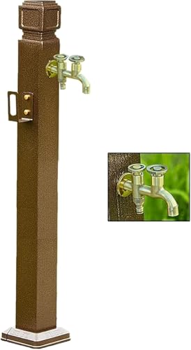 Freistehende Garten Wassersäule vertikales Wasser for Pflanzen im Freien Edelstahl Hofhahn for Garten Hof Terrasse(Yellow,95cm) von POADGBCN