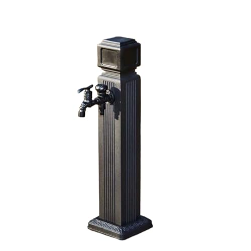 Freistehende vertikale Frostschutz Gartenwassersäule mit Messinghahn for Autowaschen zur Gartenbewässerung dekoratives Wasserspiel von POADGBCN