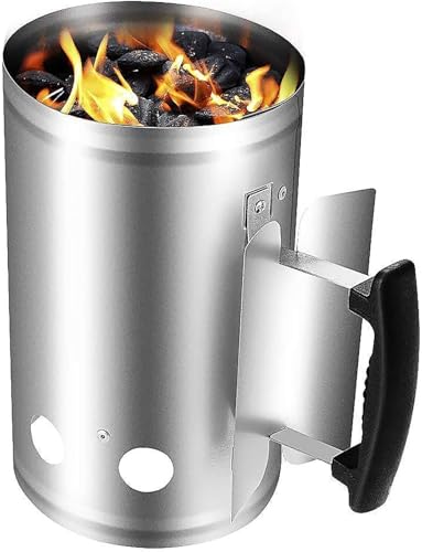Holzkohle Anzünder Schnellstart Kaminanzünder mit Sicherheits Nylongriff Grillanzünder Feueranzünder for Camping Grillen von POADGBCN