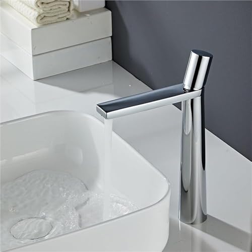 Luxuriöser moderner Einhebel-Mischhahn for Küchenzeile und Badezimmer eleganter Design-Waschtischhahn for Kalt und Warmwasser(Plated Short) von POADGBCN